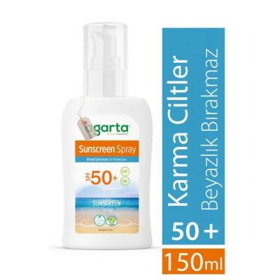 Agarta Doğal Kremi, Güneş Spreyi 50 SPF - 150 ml.