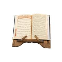 Wooden Carved Rahle, Desktop Quran Reading Stand, 4 Tiers - 1 PC