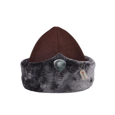 BÖRK, KALPAK, Traditional Kayı Alpine Hat, Brown, Imported Felt - 2022