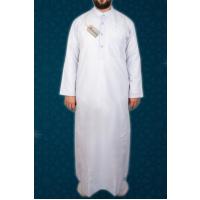 Men's Fistan, Jallabiye, Prayer, Hajj and Umrah Clothing - WHITE