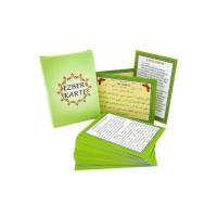 Memorization Cards, Arabic Prayer and Surah Cards, Turkish Meaning with Explanation - 12 Piece