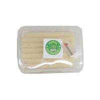 Unscented Solid Ihram Soap, With Olive Oil, Plastic Box, For Hajj and Umrah - 8 PCS