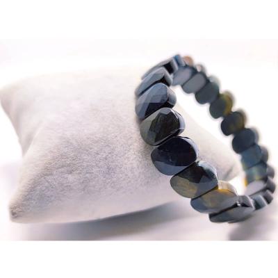 Blue Tiger's Eye, Natural Stone Rolex Bracelet