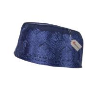 Prayer Cap Topbas Hafiz Embroidered Cap - Navy Blue