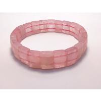 Rose Quartz, Natural Stone Rolex Bracelet