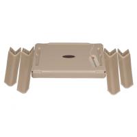 Plastic Modular Sleeper with Extruding Legs, Interlocking - Beige - 2 PC