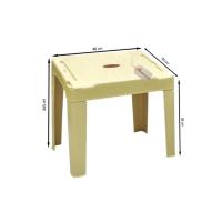 Plastic Modular Sleeper with Extruding Legs, Interlocking - Beige - 1 PC