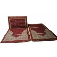 Prayer Prayer Rug, Foldable Prayer Rug with Backrest, Back Support - 2 Piece