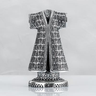 Kaftan Esmaül Hüsna İşlemeli - Gümüş Renk - Ebat : 8 x 18 cm.